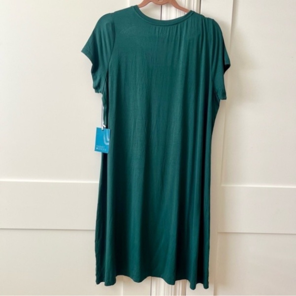 Green Short Sleeve Dress